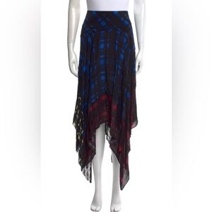 Preen asymmetric skirt